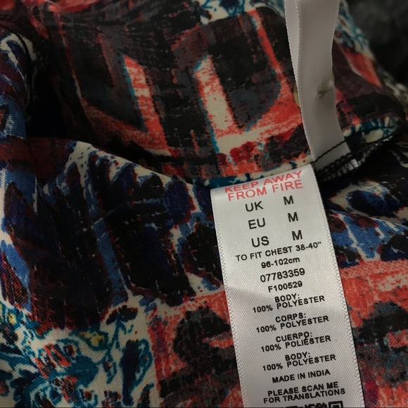 ASOS Women’s Button Down Top Size M Long Sleeve - Picture 5 of 7